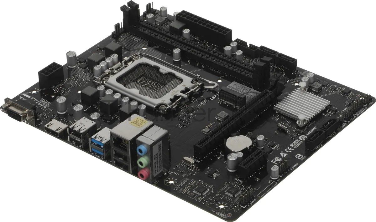 Материнская плата Biostar H610MHC 2.0, LGA1700, Intel H610, 2xDDR4, 4xSATA, 1xM.2 PCIe 3.0 x4, 1xPCIe 4.0 x16, 1xPCIe 3.0 x1, 1xVGA, 1xHDMI, 1x 1Gb LAN, 2xUSB 3.2 Gen1, 4xUSB 2.0, 3x3.5 мм, 7.1, microATX