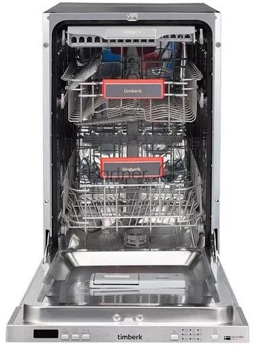 Посудомоечная машина Timberk Set&Dry T-DW45BI103 серебристый (узкая)