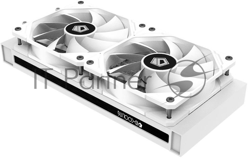 Комплект водяного охлаждения ID-Cooling ZOOMFLOW_240XT_SNOW белый 120мм алюминий+медь 1500rpm 26.4db 4-pin 250W