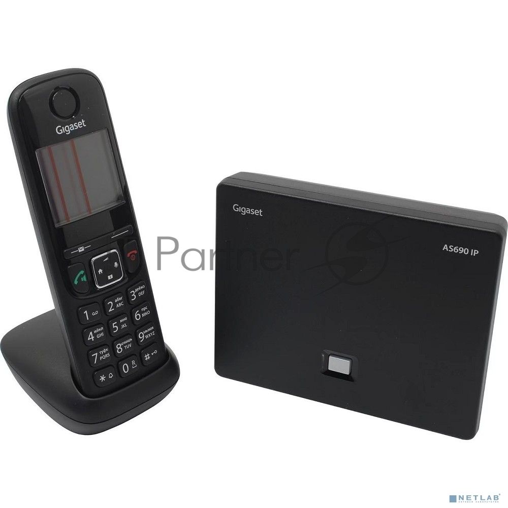 Телефон IP Gigaset AS690IP черный