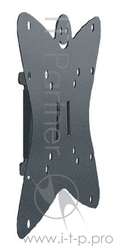 Кронштейн для телевизора Holder LCDS-5049 металлик, 19"-32" макс. 30 кг, настенный, фиксированный