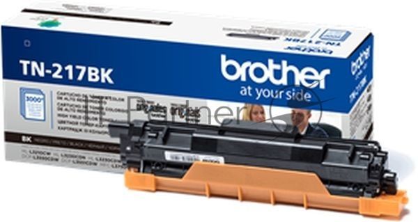 Картридж лазерный Brother TN217BK черный для MFC-L3770CDW, DCP-L3550CDW, HL-L3230CDW 3000 стр.