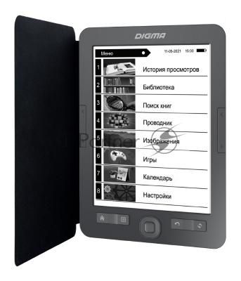Электронная книга Digma X1 6" E-Ink 1024x758 Touch Screen 600MHz/4Gb/microSDHC/подсветка дисплея темно-серый Электронная книга Digma X1 6" E-Ink 1024x758 Touch Screen 600MHz/4Gb/microSDHC/подсветка дисплея темно-серый