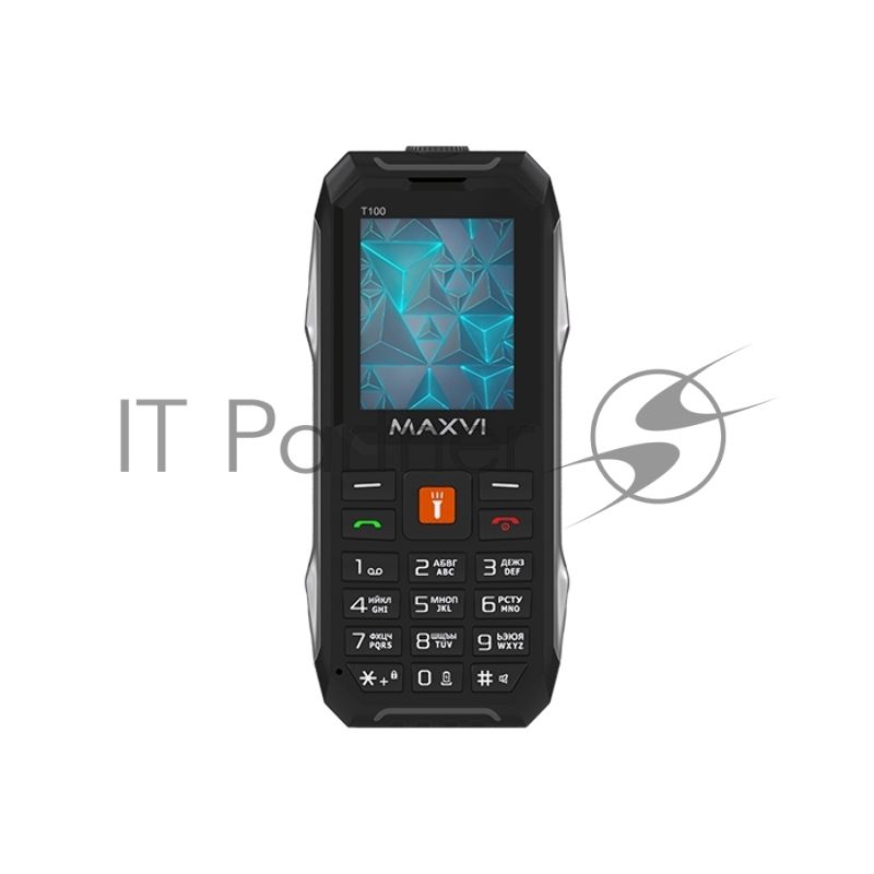 Мобильный телефон Maxvi T100 черный