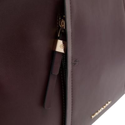 Деловая сумка женская Piquadro Circle CA6698W92/BORO с отделением для ноутбука 14" сливовая натур.кожа
