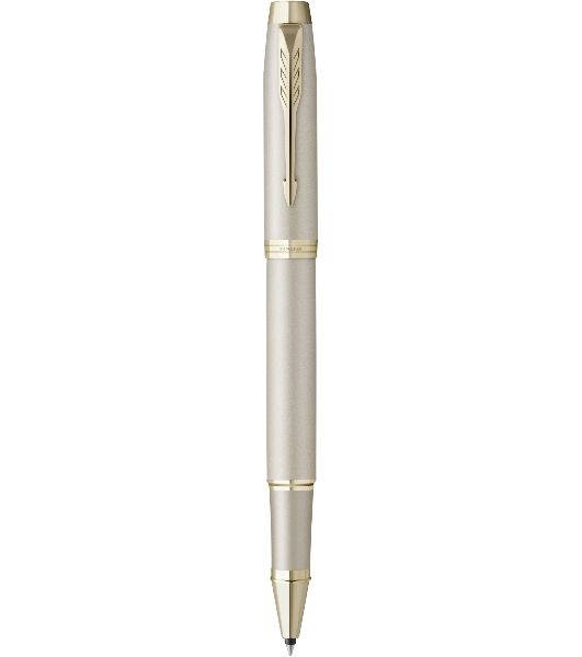 Ручка роллер Parker IM Monochrome T328 (2172955) Champagne PVD F черн. черн. подар.кор.