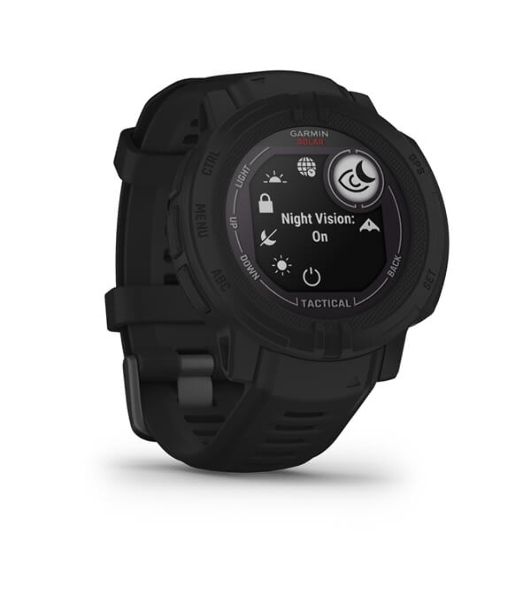 Умные часы Garmin Instinct 2 Solar Tactical, 1.1" MIP, Wi-Fi, Bluetooth, NFC, GPS, IP68, черный