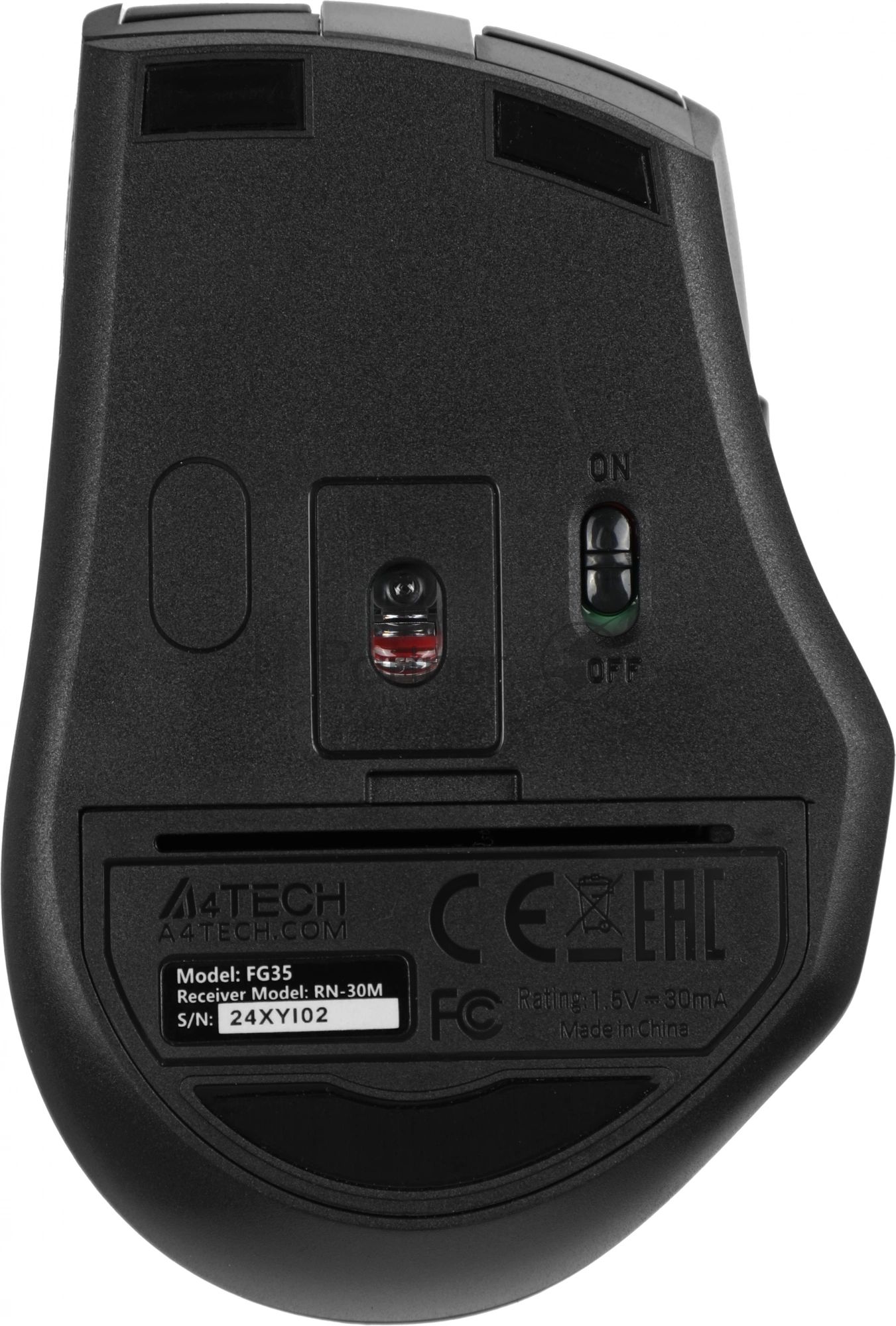 Комплект клавиатура+мышь A4Tech FStyler FG1035 беспроводной, USB, 2000 DPI, чёрный/серый