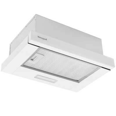 Вытяжка встраиваемая Weissgauff TEL 450 White Glass белый, 45 см, 450 м/ч, 65 дБ