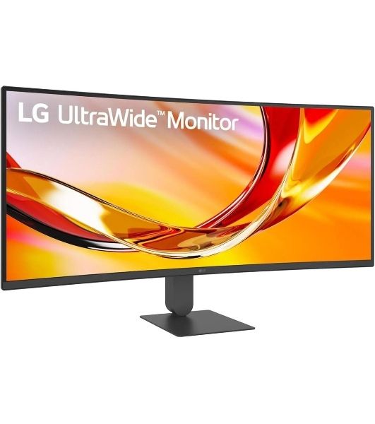 Монитор 34" LG UltraWide 34U640B-B VA 3440x1440, 144 Гц, 5 мс, 21:9, 300 кд/м², 2xHDMI 2.0, 1xDP 1.4, изогнутый экран (1800R), черный