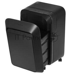 Шредер Fellowes PowerShred LX210 черный (секр.P-4) перекрестный 16лист. 23лтр. скрепки скобы пл.карты