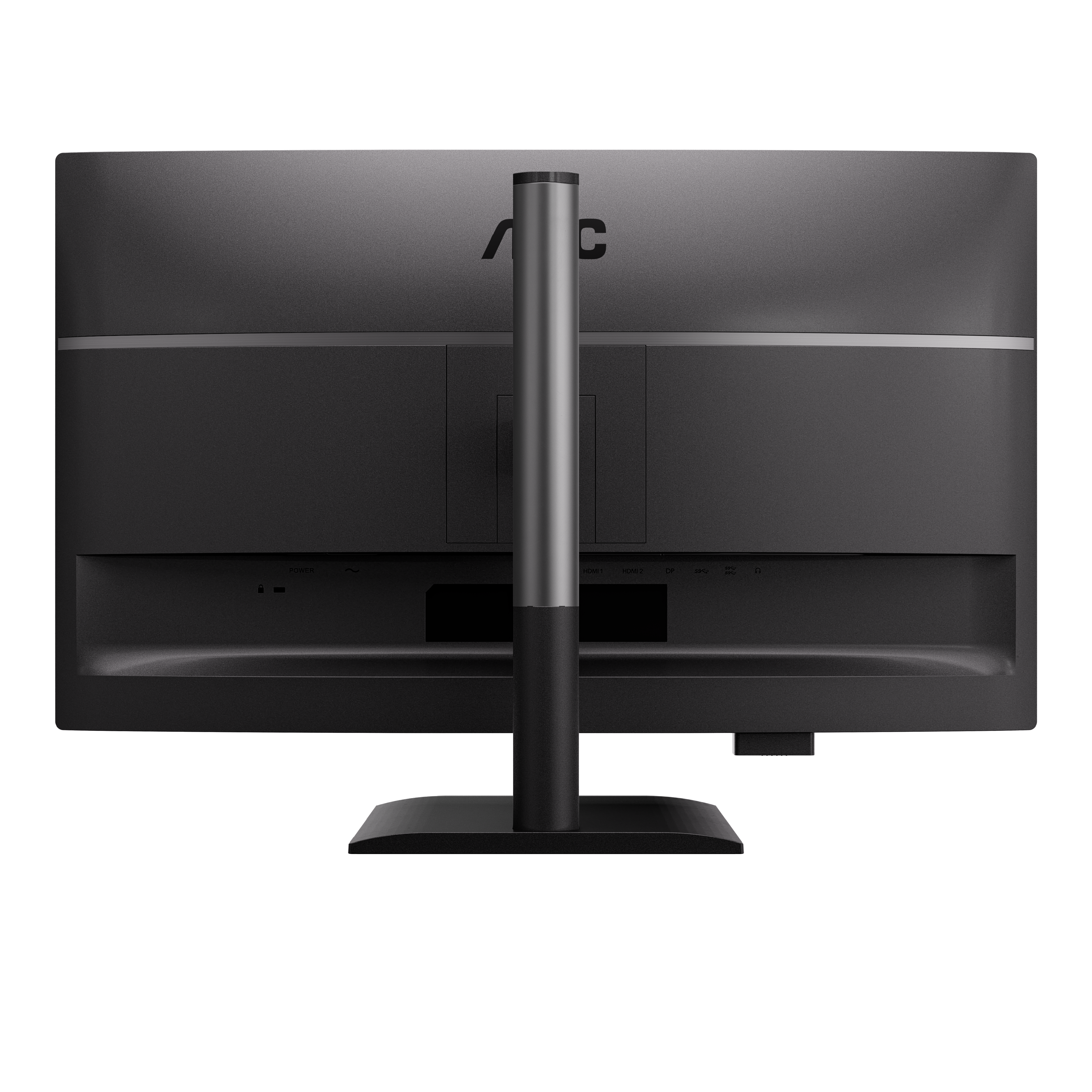 Монитор 27" AOC Q27P4U IPS 2560x1440, 120 Гц, 4 мс, 16:9, 350 кд/м², 2xHDMI 2.0, DP 1.2, USB-C (15 Вт PD), USB Hub (3x USB-A), 3.5 Jack, динамики (2x2 Вт), HDR10, Adaptive-Sync, черный