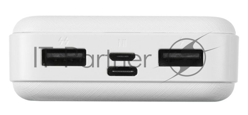Портативный аккумулятор Buro T4-10000 Li-Pol 10000mAh 2A+1A белый 2xUSB