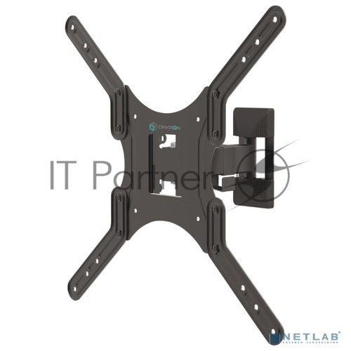 Кронштейн ONKRON M2 для телевизора 26"-65" наклонно-поворотный, черный