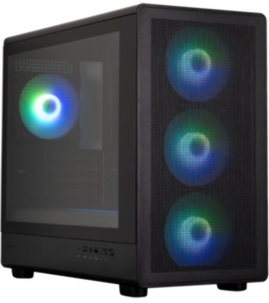 Компьютерный корпус ZALMAN M5, MATX, BLACK, WINDOW, 1xCombo (3.5'' or 2.5''), 1x3.5", 2x2.5", 1xUSB2.0, 1xUSB3.0, 1xUSB Type-C, FRONT 3x120мм ARGB, REAR 1x120мм ARGB