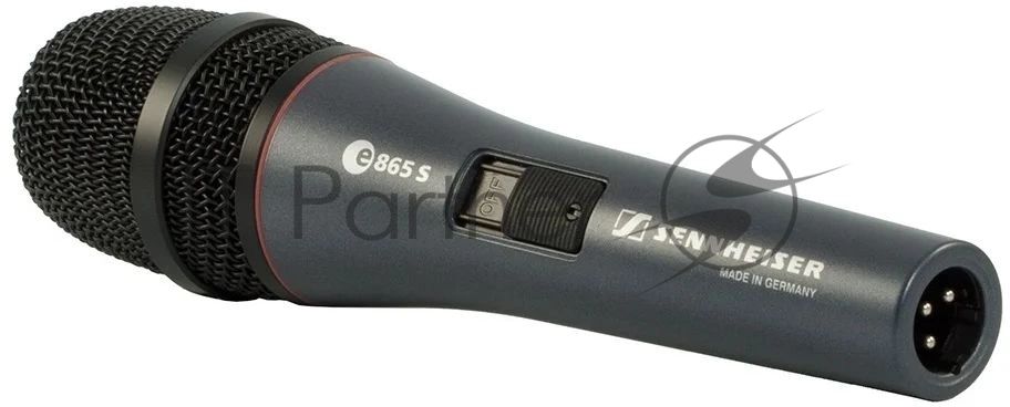 Микрофон Sennheiser e 865-S конденсаторный вокальный, суперкардиоида, бесшумный выключатель ON/OFF, 20 - 20000 Гц