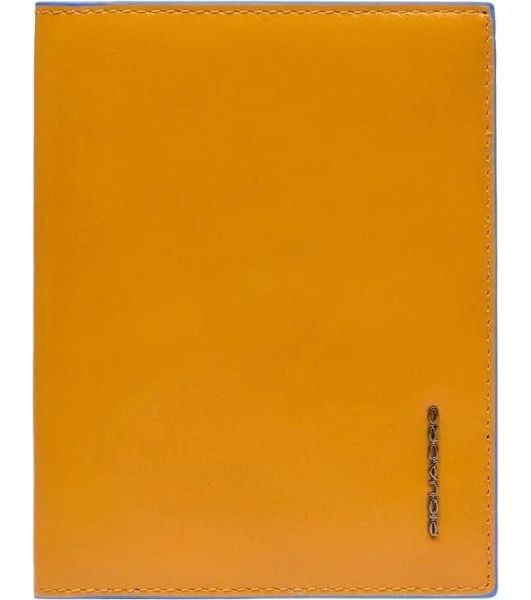 Обложка для паспорта Piquadro Blue Square PP1660B2/G желтый натур.кожа