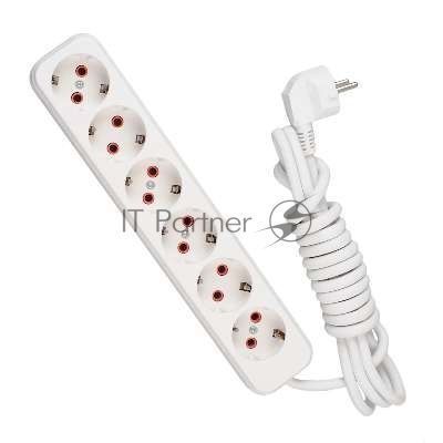 Удлинитель 6х3 м с заземл. 16А IP20 Lezard 720-0603-601