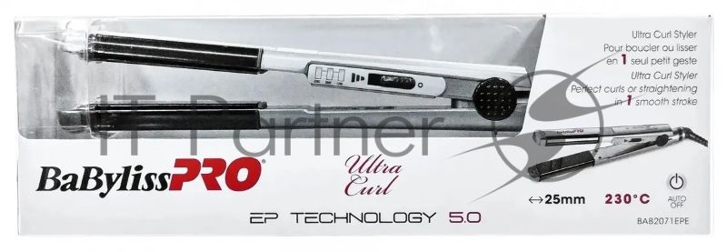 Щипцы BaByliss Pro Ultra Curl, 25х90 мм, 40Вт