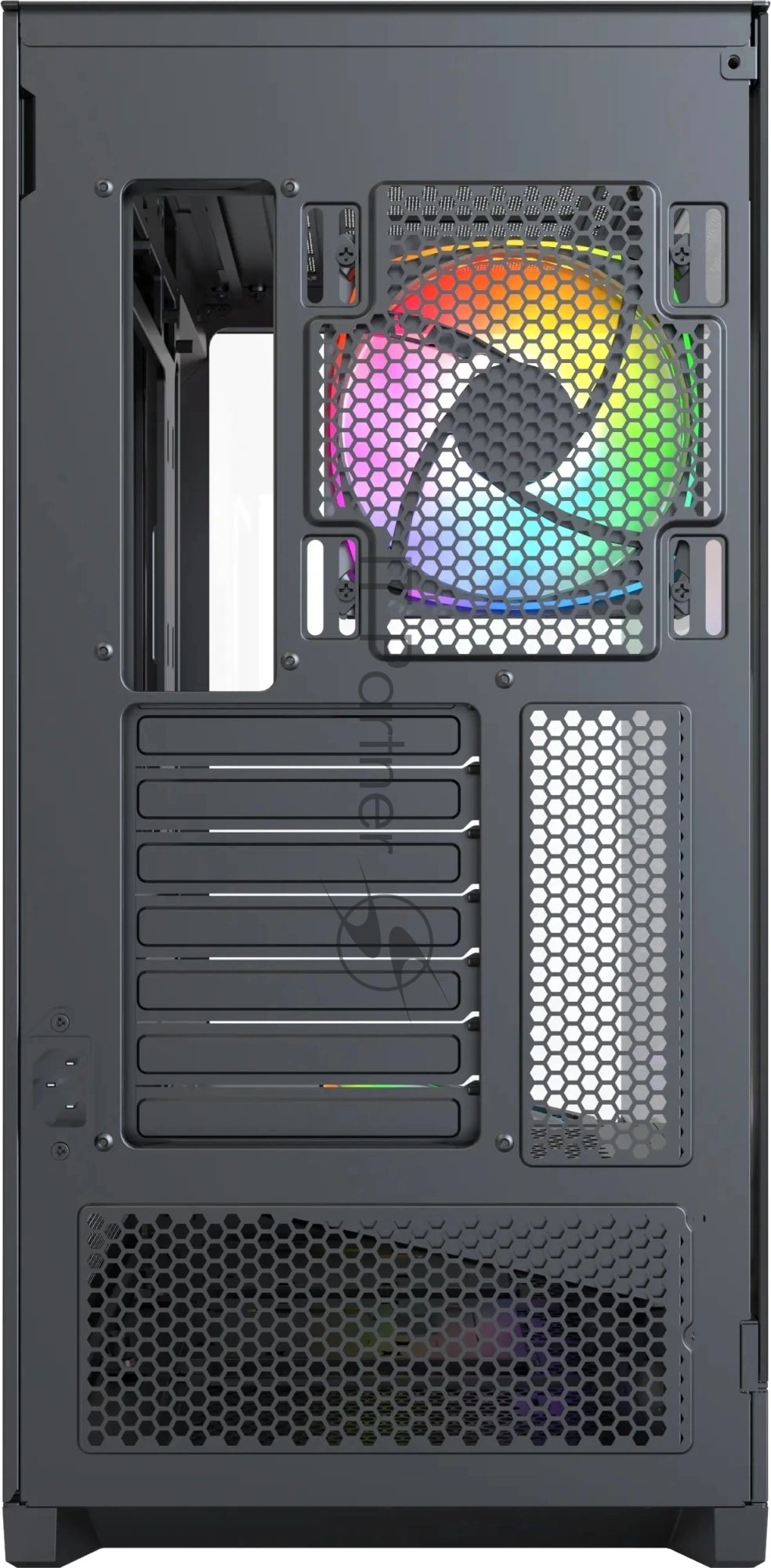 Корпус Montech SKY 3 черный без БП ATX 8x120mm 5x140mm 2xUSB3.0 audio bott PSU