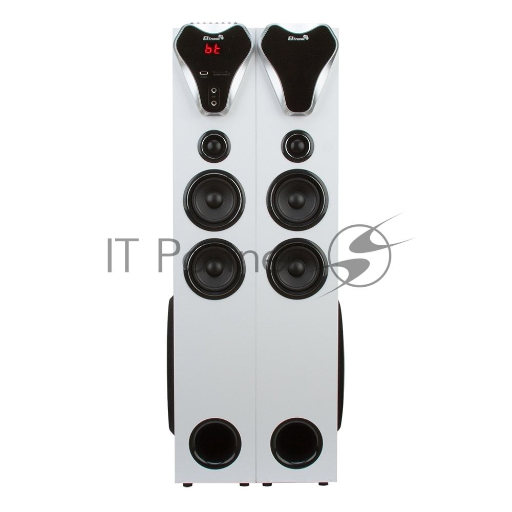 Колонка 10" (20-80 HOME SOUND) динамик 8шт/2х10"; 4х4"; 2х1.5" комплект 2 колонки ELTRONIC (белая)