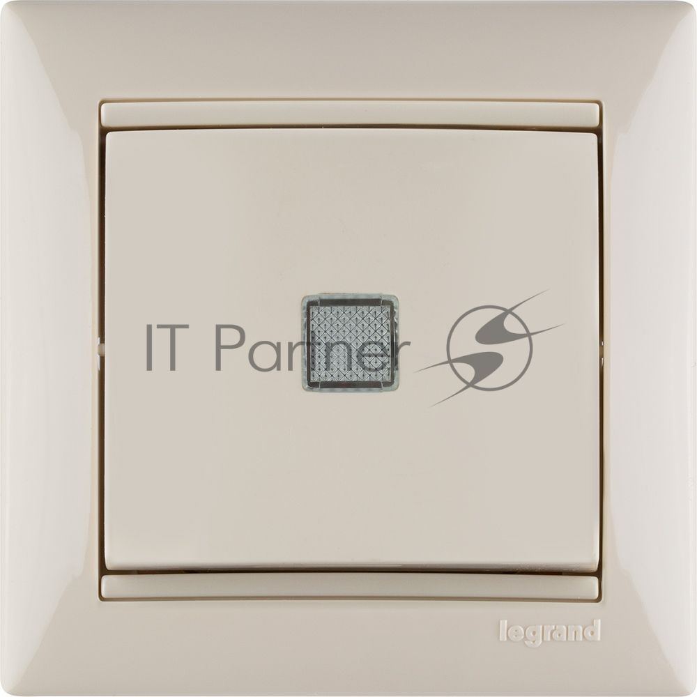 Выключатель Legrand 774310 Valena 10А c подсветкой, сл. кость