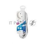 Удлинитель Космос 3х1.5 м без заземл. 16А IP20 ПВС 2х1