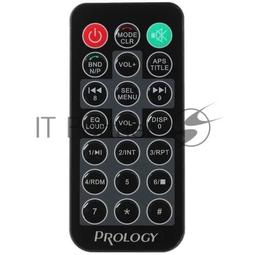 Автомагнитола Prology MPV-320, 2 DIN, 6.9", Bluetooth, USB Type-A, AUX, пульт ДУ