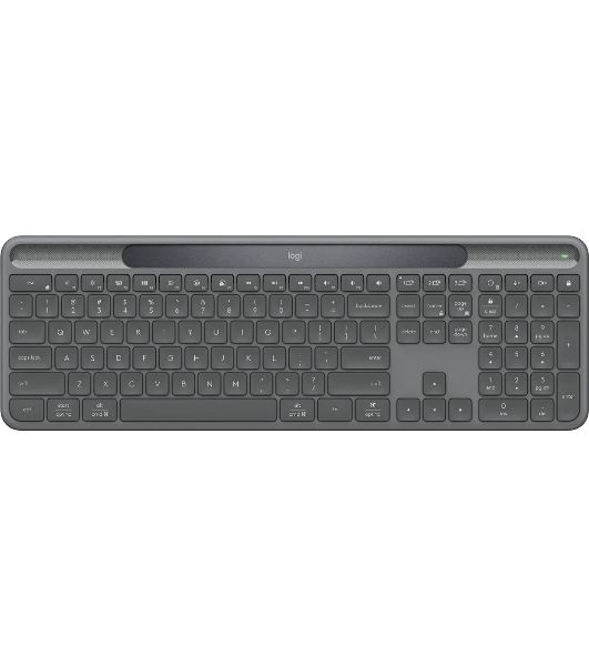 Клавиатура Logitech Signature Slim Solar K980 беспроводная, Bluetooth, серый