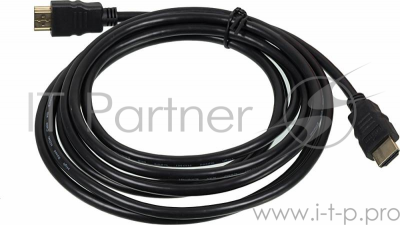 Кабель аудио-видео High Speed ver.1.4 HDMI (m)/HDMI (m) 3м. позолоченные контакты черный