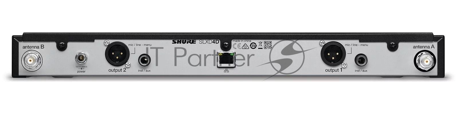 Двухканальный приемник цифровой радиосистемы SLXD SHURE SLXD4DE=-H56 518-562MHz