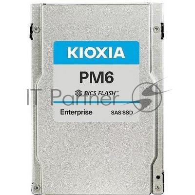 Накопитель SSD Kioxia PM6-R, 7.68Tb, SAS 24Gbit/s, 2.5", R/W 4150/3700