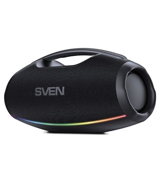 Портативная акустическая система SVEN PS-990, черный, 2.0, 2x90 Вт (RMS), IPx7, TWS, Bluetooth, USB, аккумулятор
