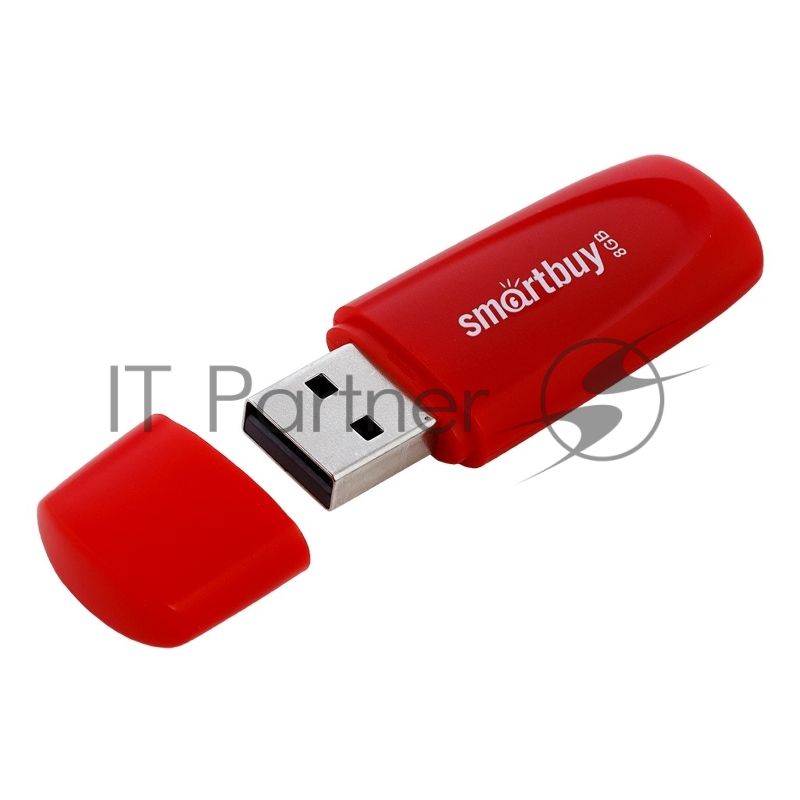Флешка USB Smartbuy R/W USB UFD 2.0 8 Gb,Scout красный (SB008 Gb2SCR)