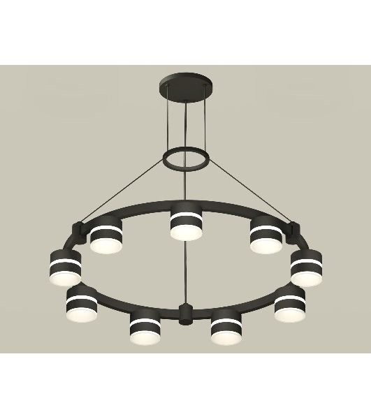 Светильник Ambrella light XR92051902/9 SBK/FR черный песок/белый матовый GX53  (A9205, C9242, N8445)