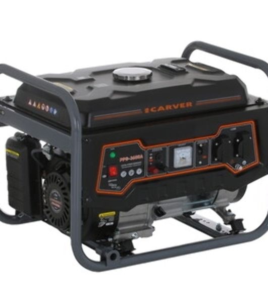 Электрогенератор бензиновый Carver PPG-3600A, 2.8 кВт, 67 дБ, 40 кг
