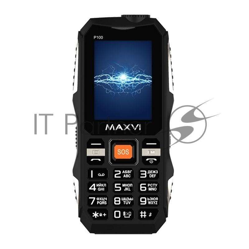Мобильный телефон Maxvi P100 черный