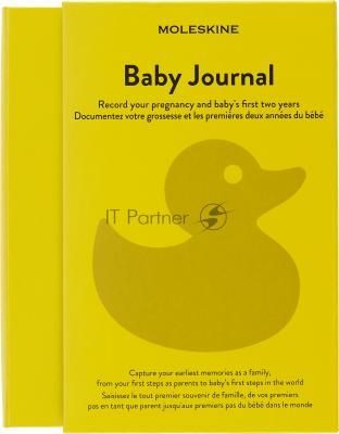 Блокнот Moleskine PASSION BABY PASBABY Large 130х210мм 400 стр. подар.кор. желтый