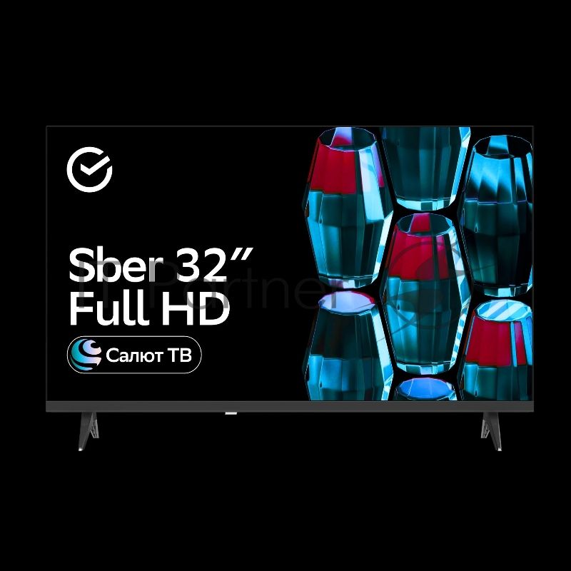 Телевизор Sber 32" SDX-32F2139 черный LED FHD 60Hz Салют ТВ