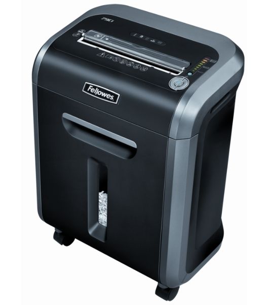 Шредер Fellowes 79Ci. (14 листов), 23 литра, 3,9х38 мм (класс 3), 100%Jam Proof, уничтожает: скобы/скрепки/карты/CD