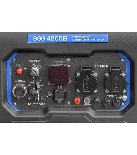 Электрогенератор бензиновый инверторный ТСС SGG 4200Ei, 4.8 кВт, 74 дБ, 35 кг