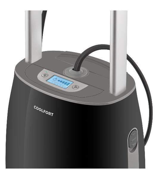 Отпариватель Coolfort CF-3445 черный/серый, 2200 Вт, 80 г/мин, 1500 мл