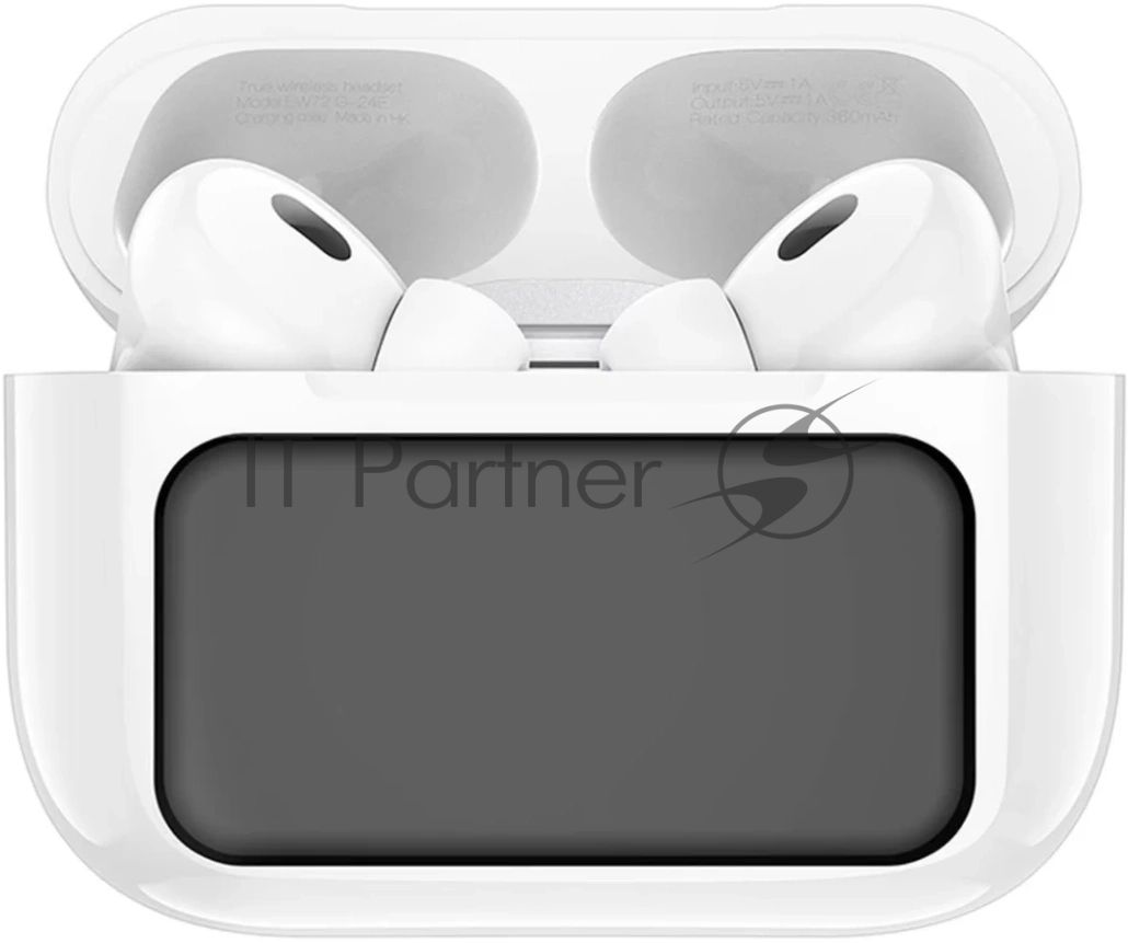 Наушники TWS Hoco EW72 Lite белый, внутриканальные, Bluetooth, до 4 ч.