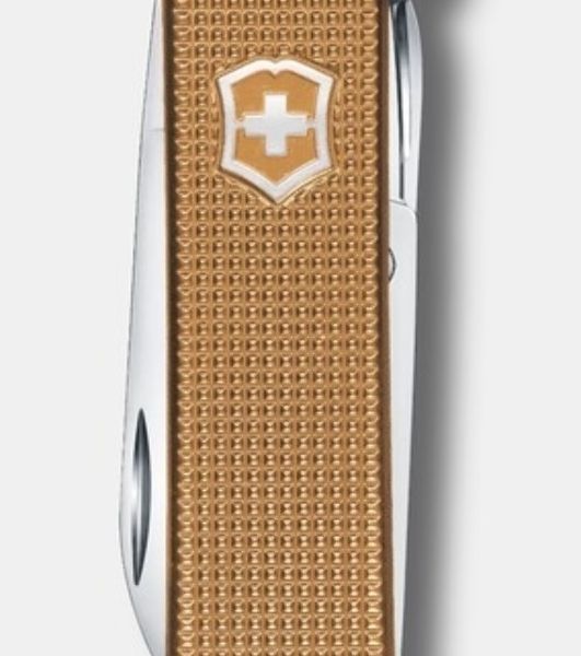 Нож перочинный Victorinox Classic SD Alox LE 2025 Stone Red (0.6221.L25) 58мм 5функц. красный подар.коробка