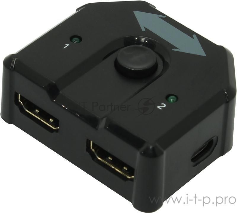 Переключатель Greenconnect HDMI 2.0, 2 к 1 Bi-Direction Switch серия Greenline