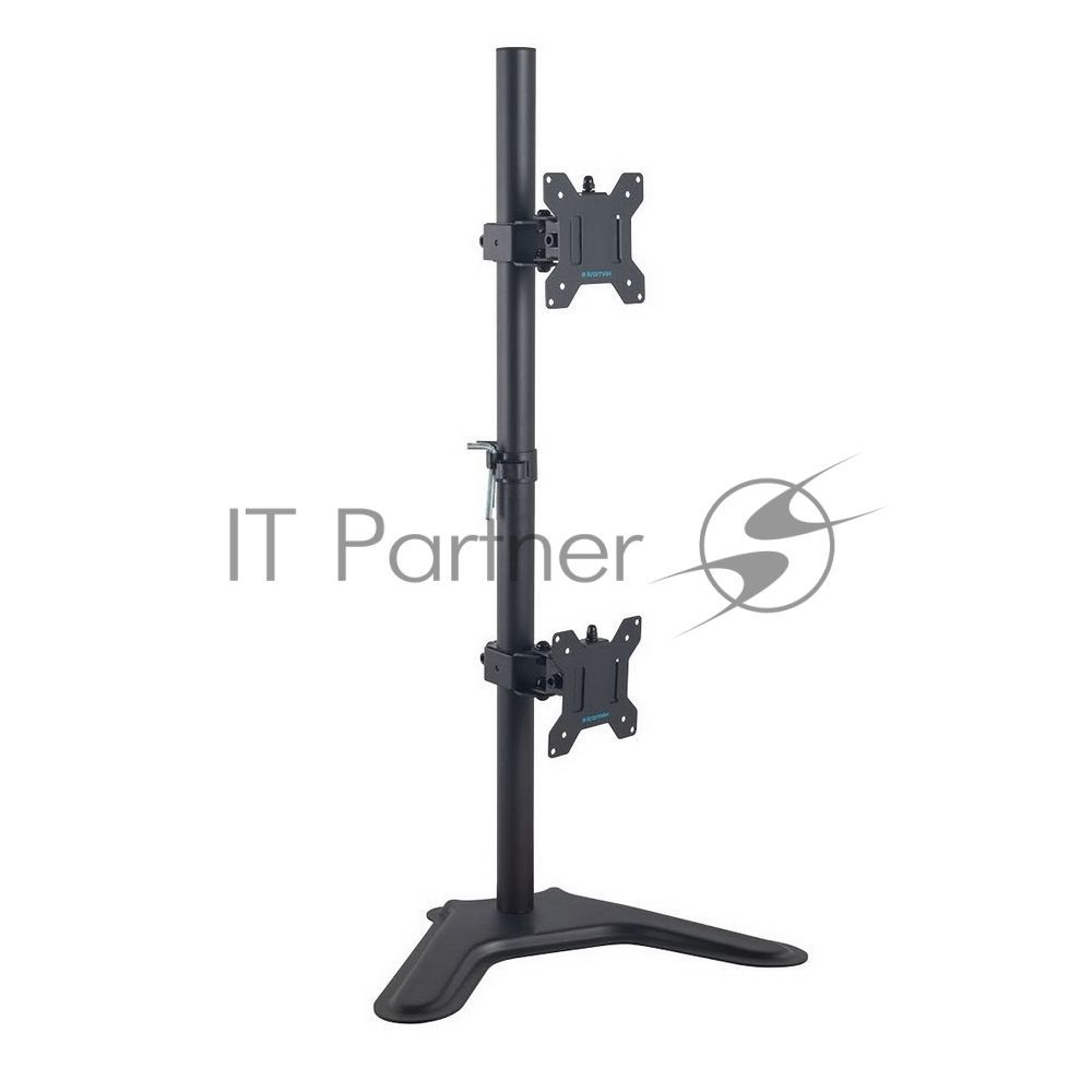 Кронштейн для мониторов ЖК Kromax OFFICE-30 темно-серый 15"-34" макс.10кг настольный поворот и наклон
