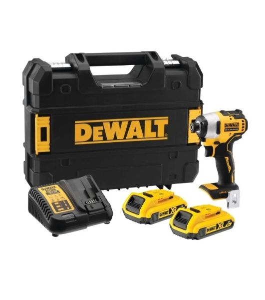 Дрель-шуруповерт DeWalt DCF809D2T-QW, 18 В, 2 Ач, 190 Нм, бесщеточный, ударный