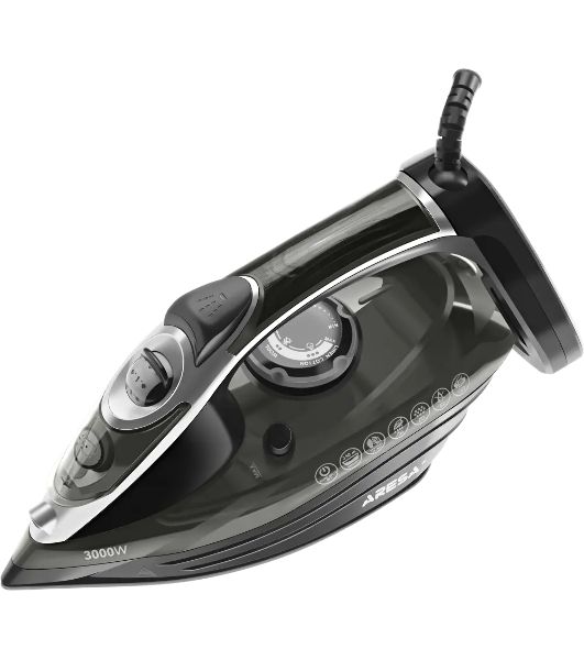 Утюг Aresa AR-3129 черный, 3150 Вт, 50 г/мин, 150 г/мин, 350 мл