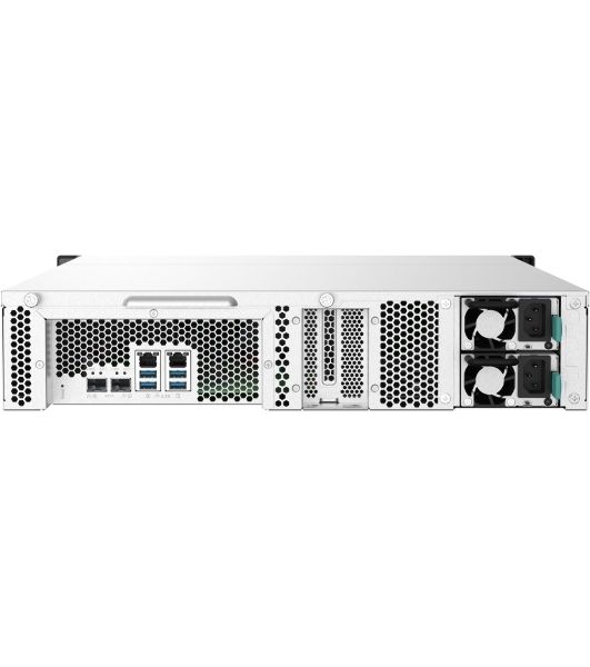 Сетевое хранилище без дисков SMB QNAP TS-832PXU-RP-4G 8-Bay 2U rackmount NAS, AL324 quad-core 1.7 GHz, 1x4Gb DDR4 RAM (max 1x16Gb), SATA 6Gb/s, 2x 10GbE SFP+ LAN, 2x 2.5 GbE LAN, 2xPSU. W/o RAIL-B02