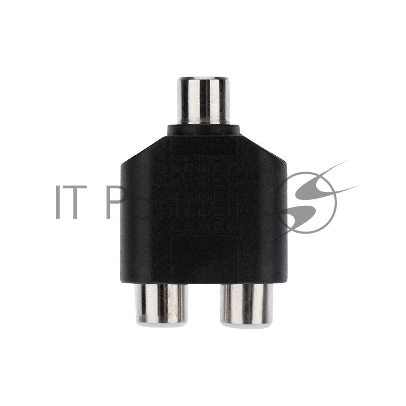 Переходник гнездо RCA - 2 гнезда RCA  REXANT